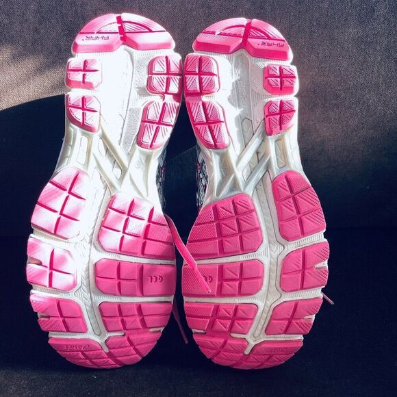 ASICS Gel Kayano 21 US US Silver Grey Pink Black running Shoe T4H7Q Womens 9 US - Picture 8 of 9